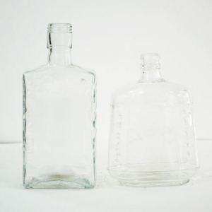晶白玻璃喷涂瓶
